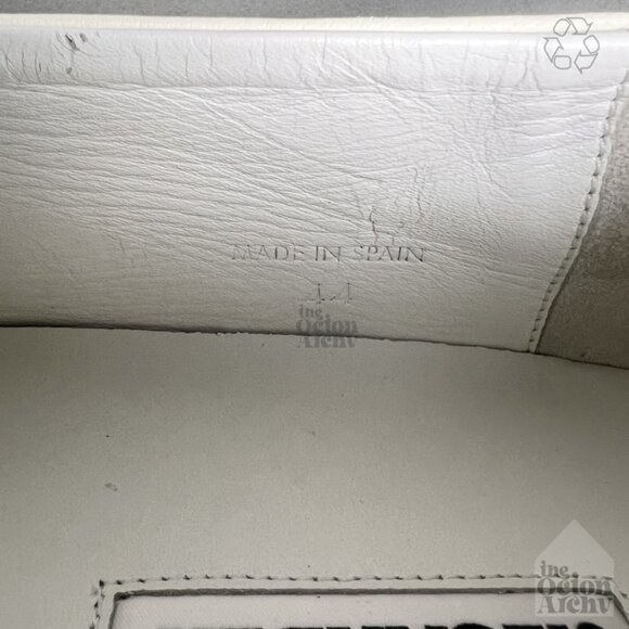 Men Size 11 Jil Sander Off-White Leather Slip On Sneaker J32WS0031277  Pre-Owned - Picture 9 of 14